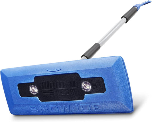 Snow Joe LED Illum n Broom LED Lighted 4 in 1 Snow Brush and Ice Scraper, SJBLZD