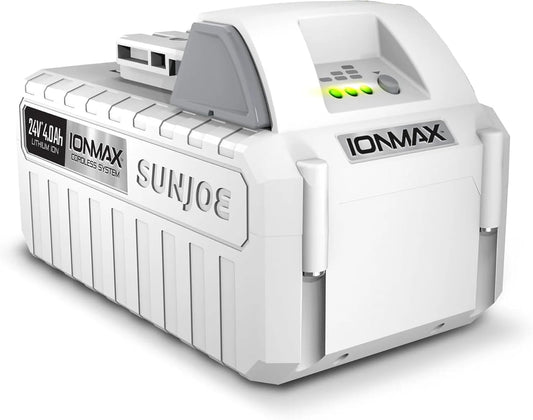 Snow Joe 24VBAT-LTE IONMAX 24V Lithium-Ion Battery, Universal Battery-Management System, Manufacturer Original, Compatible with Auto Joe, Power Joe, and Sun Joe Products, 2.0Ah